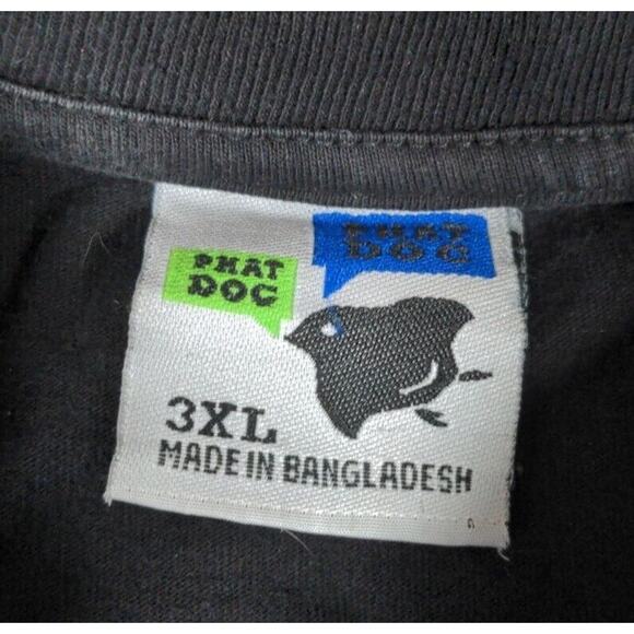 Phat Doc Vintage Full Time Hustler Gotta Get Paid Hip Hop Rap Shirt Black Sz 3XL - Picture 4 of 9